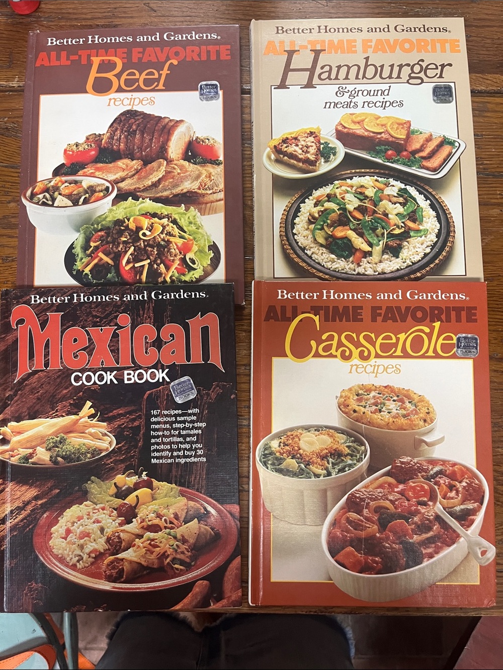 Better Homes & Gardens vintage cookbooks